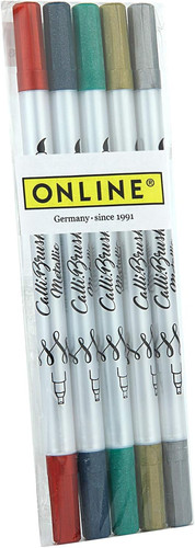 Online calli brush double tip - online, double-tip