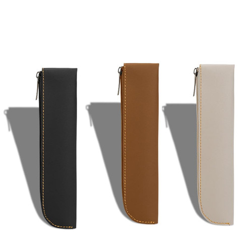 Leder federmäppchen set - set, für