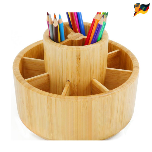 Bamboo stifthalter organizer - bamboo,